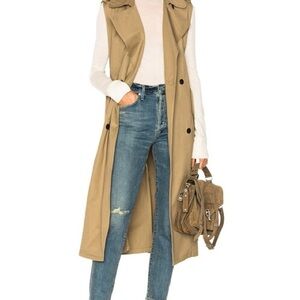 Citizens Of Humanity Beige Sleeveless Trench